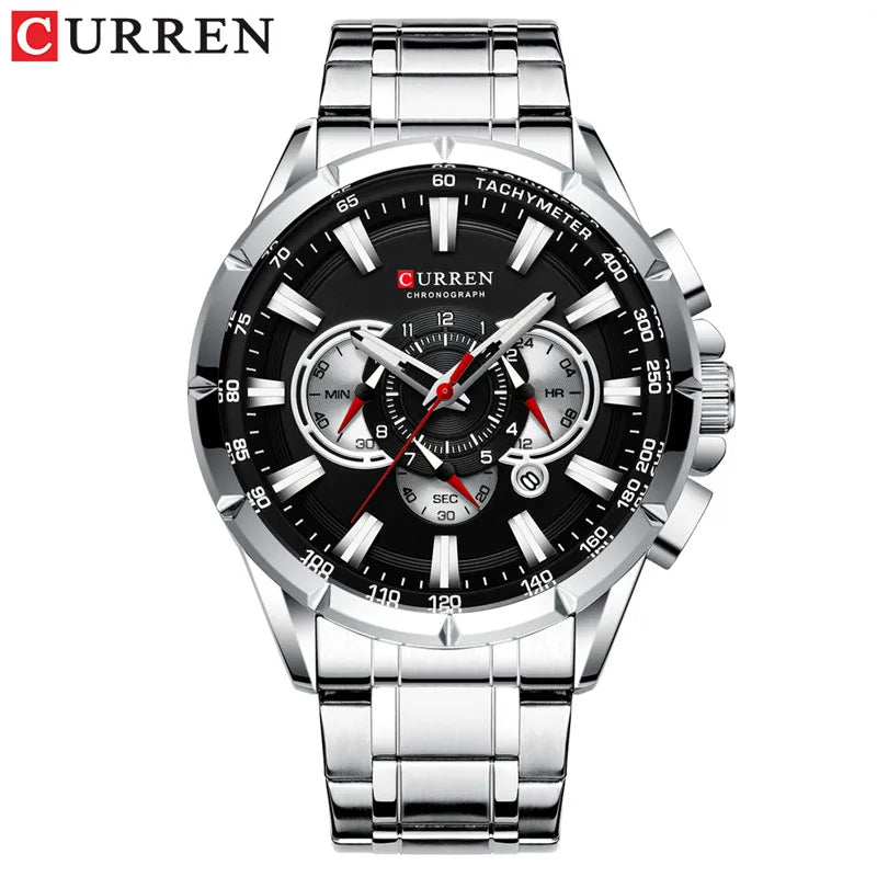 RELOJ SPORT ELEGANTE CURREN 8363 BLACK