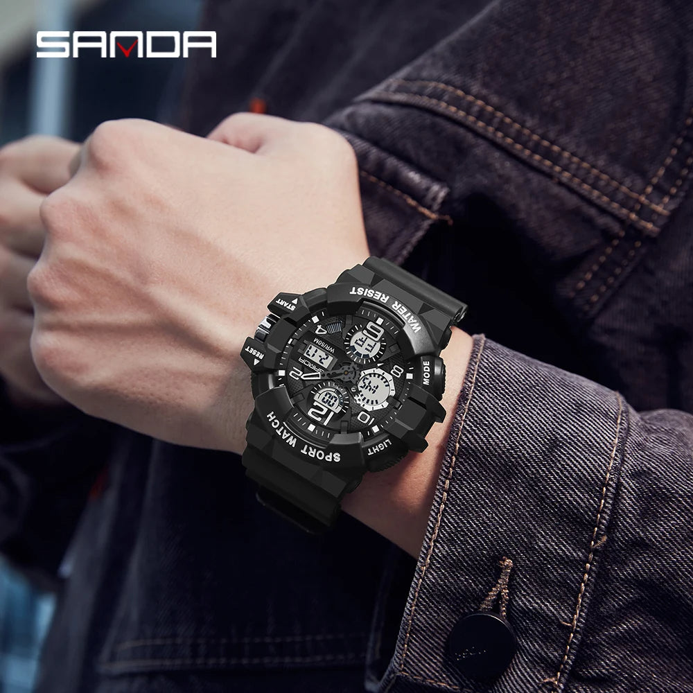 RELOJ DEPORTIVO SANDA 3168 PARA HOMBRE