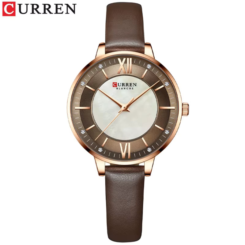 RELOJ DE MODA MUJER MARCA CURREN  9080