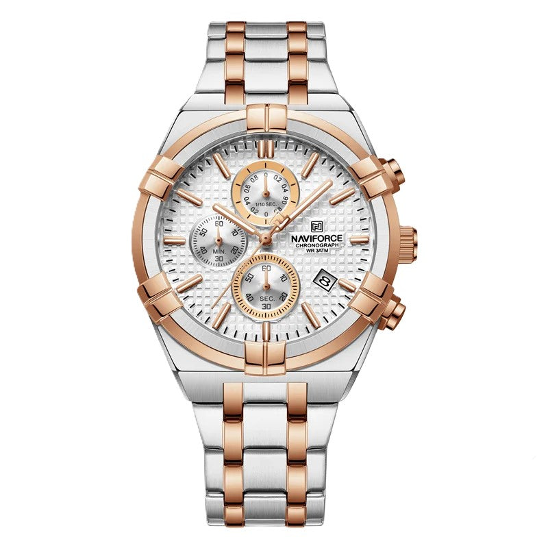 RELOJ NAVIFORCE 8042 | SILVER GOLD